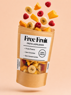 Banana, Framboesa e Manga Liofilizados (100% fruta)