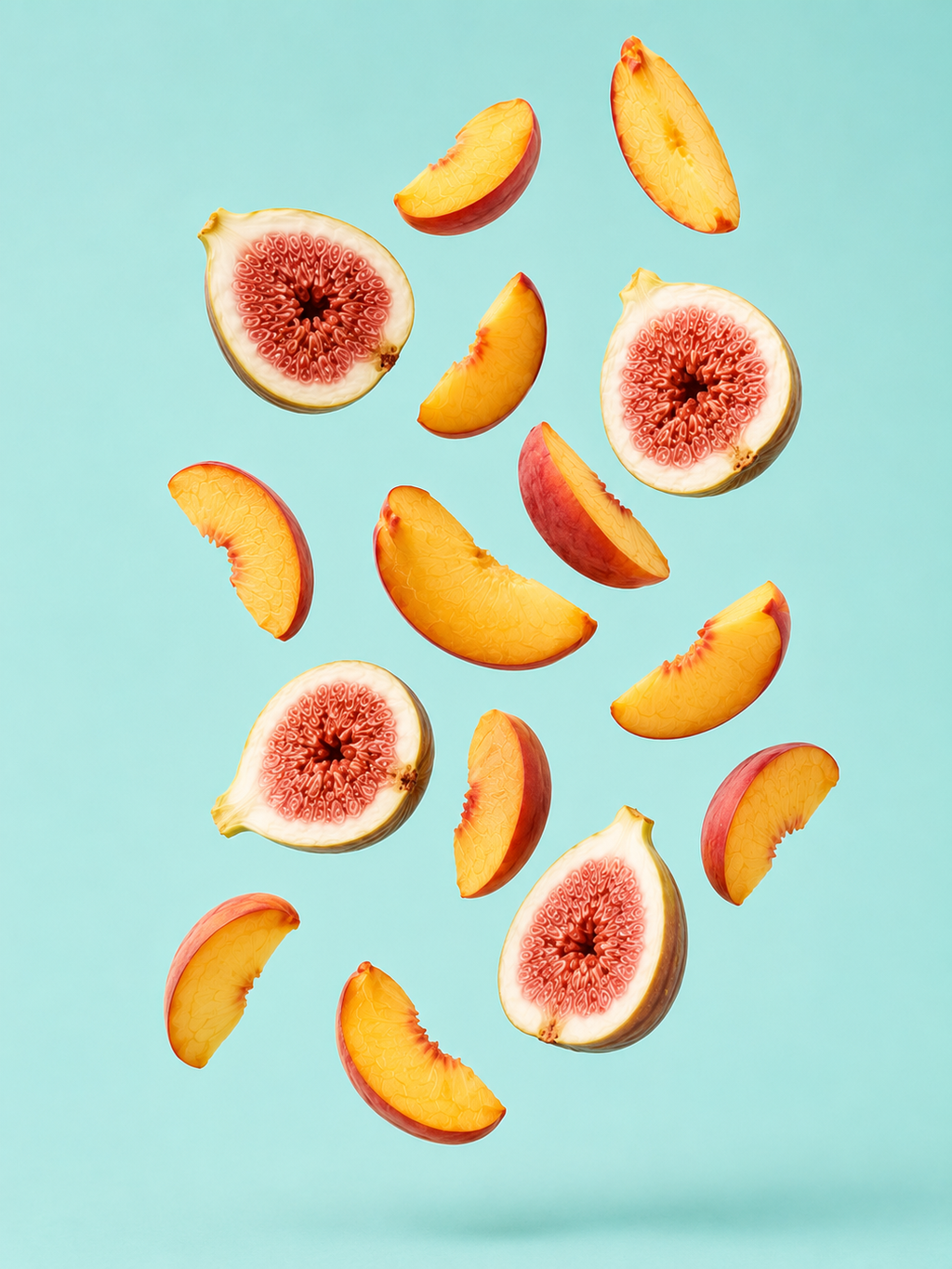 Figo e Pêssego Liofilizados (100% fruta