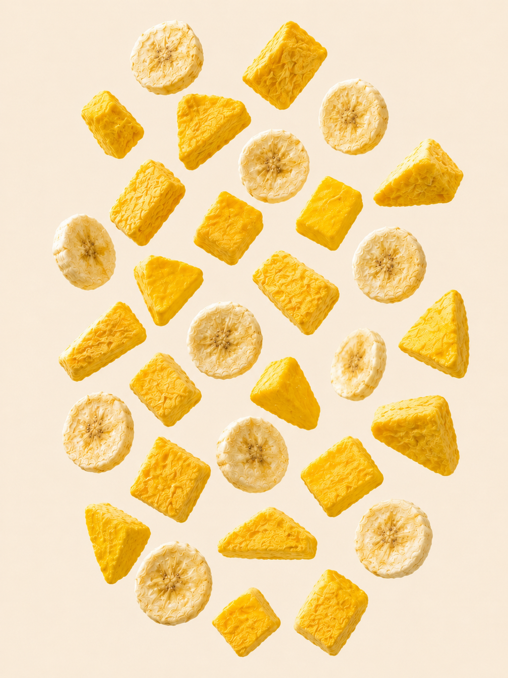 Banana e manga liofilizados Free Fruit – snack tropical sem açúcar adicionado
