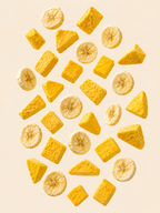 Banana e manga liofilizados Free Fruit – snack tropical sem açúcar adicionado