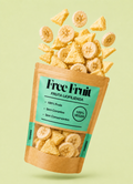Embalagem de banana e ananás liofilizados Free Fruit – 100% fruta natural