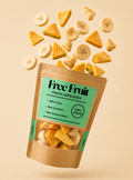 Embalagem de banana e manga liofilizados Free Fruit – 100% fruta natural