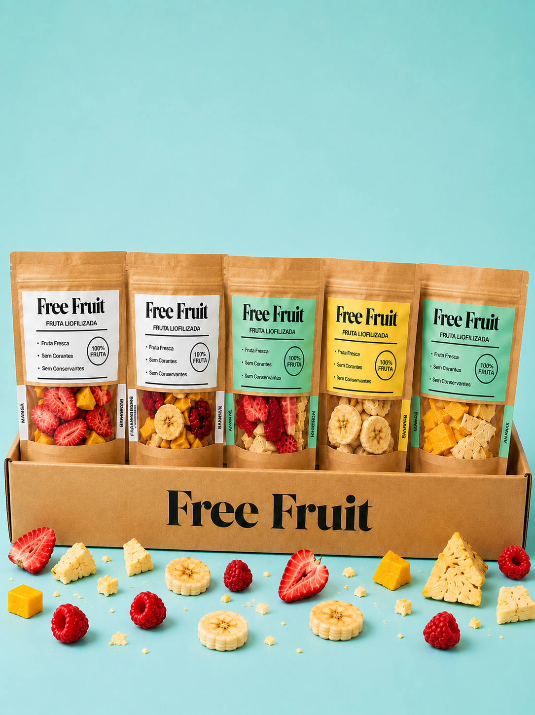 Pack Best Sellers Free Fruit - 5 Pacotes